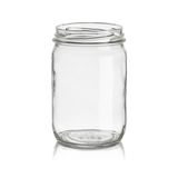 12 oz Glass Mayo Jar — Case of 12 | Pallet of 255 Cases | No Lids