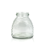 12 oz Skep Glass Honey Jar — Case of 12 | Pallet of 130 Cases | No Lids