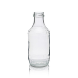 16 oz Glass BBQ Sauce Bottle — Case of 12 | Pallet of 176 Cases | No Lids