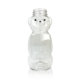 16 oz Plastic Panel Bear — Case of 200 | No Lids