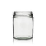16 oz Refrigerator Round Glass Jar — Case of 12 | Pallet of 208 Cases | No Lids