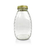 1 lb Classic Glass Honey Jar — Case of 24 | Pallet of 130 Cases | No Lids