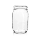 1 Pint Glass Mayo Jar — Case of 12 | Pallet of 210 Cases | No Lids