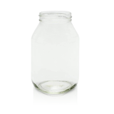 1 Quart Glass Mayo Jar — Case of 12 | Pallet of 110 Cases | No Lids