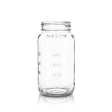 25 oz Glass Mason Jar — Case of 12 | Pallet of 168 Cases | No Lids