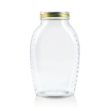 2 lb Queenline Glass Honey Jar — Case of 12 | Pallet of 140 Cases | No Lids