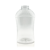 32 oz Hourglass Embossed Plastic Honey Bottle — Case of 159 | Pallet of 16 Cases | No Lids