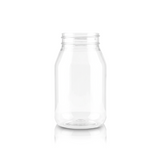 32 oz Plastic Round Wide-Mouth Jar — Case of 12 | Pallet of 120 Cases | No Lids