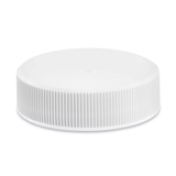 38/400 Ribbed Plastic Lid w/ Pressure Seal 22 Liner — Case of 3750 | Pallet of 15 Cases