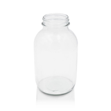 5 lb Economy Glass Honey Jar — Case of 6 | Pallet of 117 Cases | No Lids