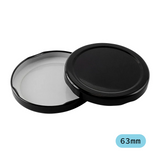 63mm Metal Lug Lid (Black or Gold) — Case of 1300 | Pallet of 40 Cases