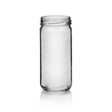 8 oz Glass Paragon Jar— Case of 12 | Pallet of 392 Cases | No Lids