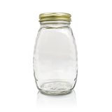 8 oz Classic Glass Honey Jar — Case of 24 | Pallet of 240 Cases | No Lids