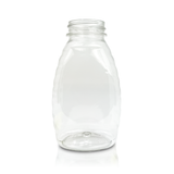 8 oz Plastic Classic Honey Container — Case of 550 | Pallet of 16 Cases | No Lids